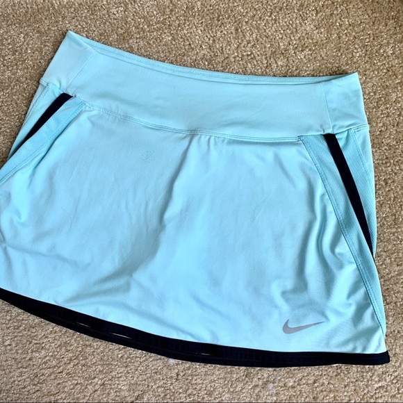 Nike Pants - Nike Baby Blue Dri Fit Skort Tennis Fitness Skirt